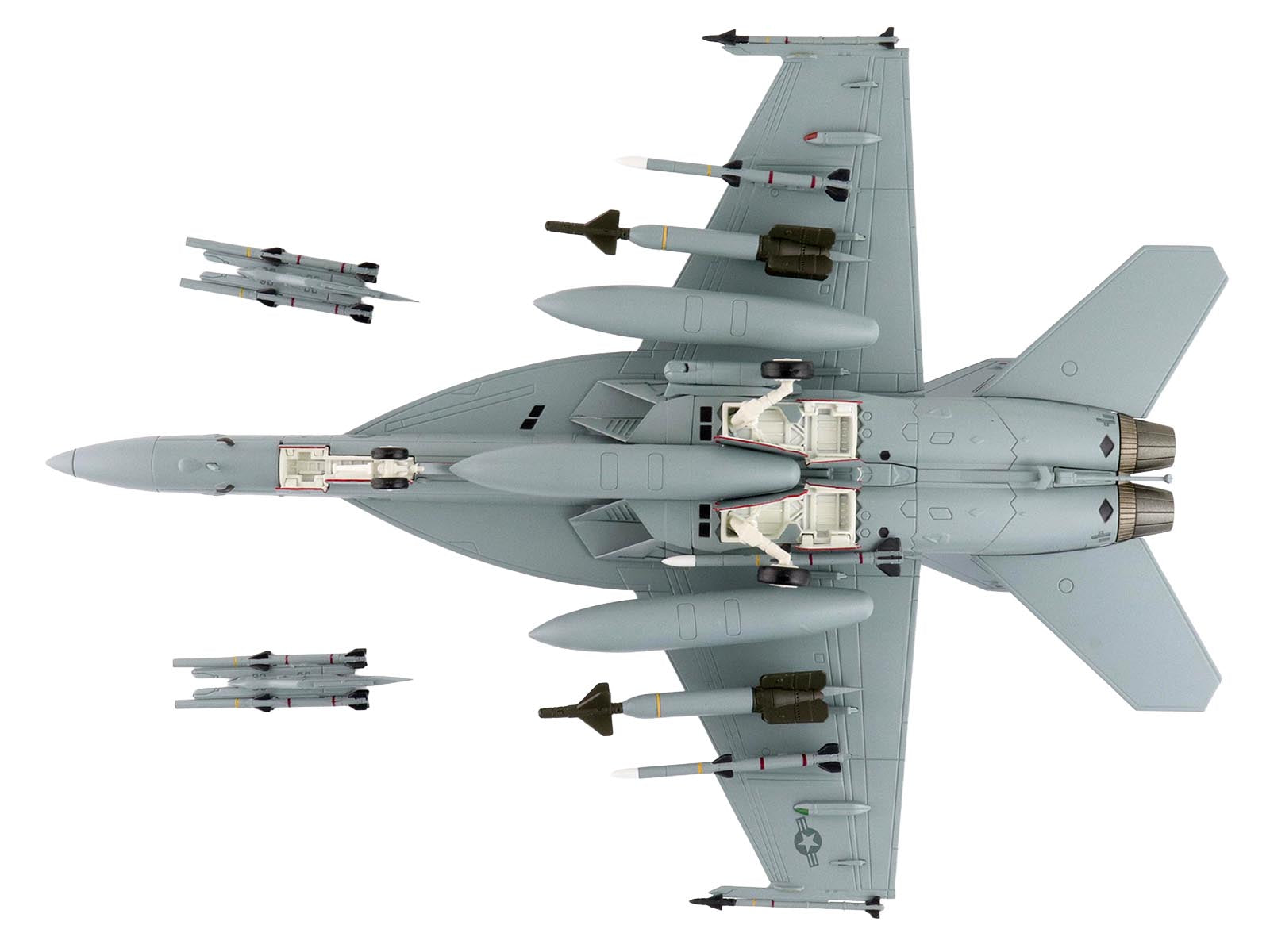 HA5140B-4__12597 Model F/A-18 Super Hornet Top View