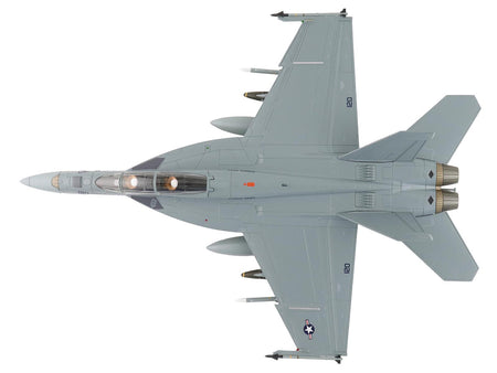 Top-down view of a grey F/A-18 Super Hornet HA5142-4__76460