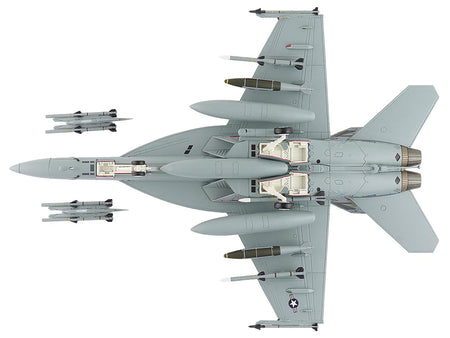 HA5142-5__07337 F/A-18 Super Hornet top view with missiles