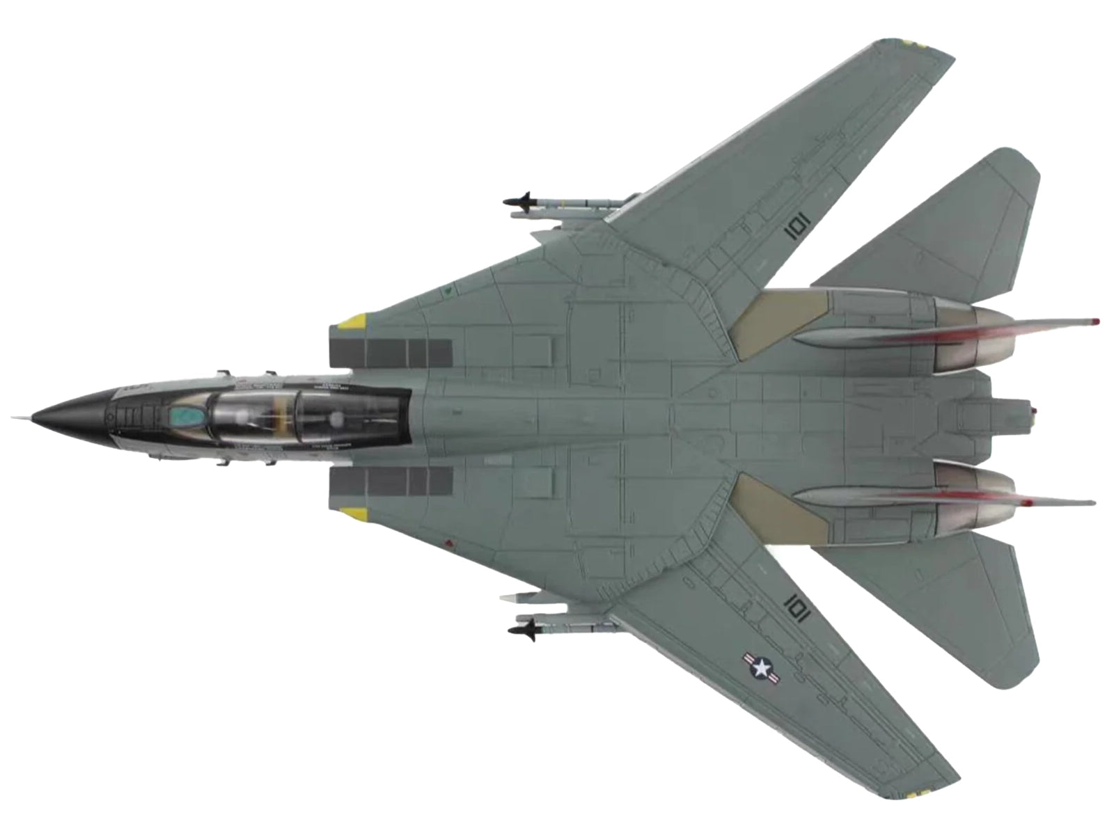 Grumman F-14D Tomcat Fighter Aircraft "VF-31 Tomcatters The Last Tomcat Cruise" (2006) United States Navy "Air Power Series" 1/72 Diecast Model by Hobby Master