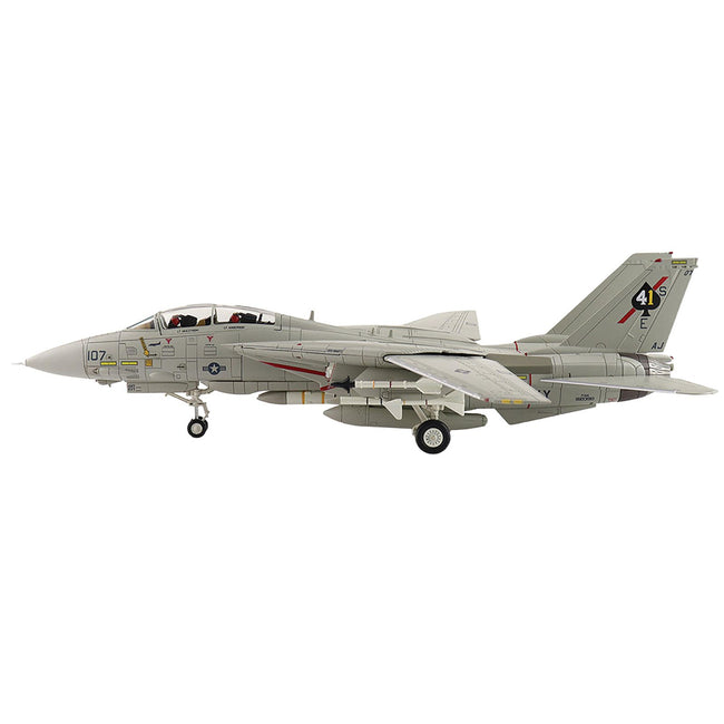 F-14 Tomcat model HA5257-2__34965 in flight, side view.