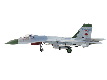 HA6001B-2__29533 Model Fighter Jet with 36 on tail