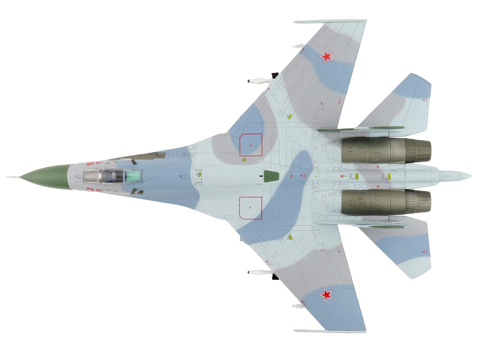 HA6001B-3__86066 top view Russian fighter jet
