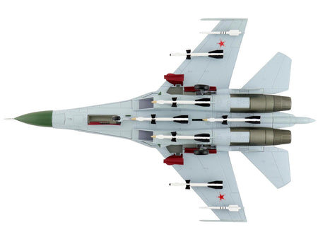 HA6001B-4__01223 Russian Su-27 Flanker fighter jet top view