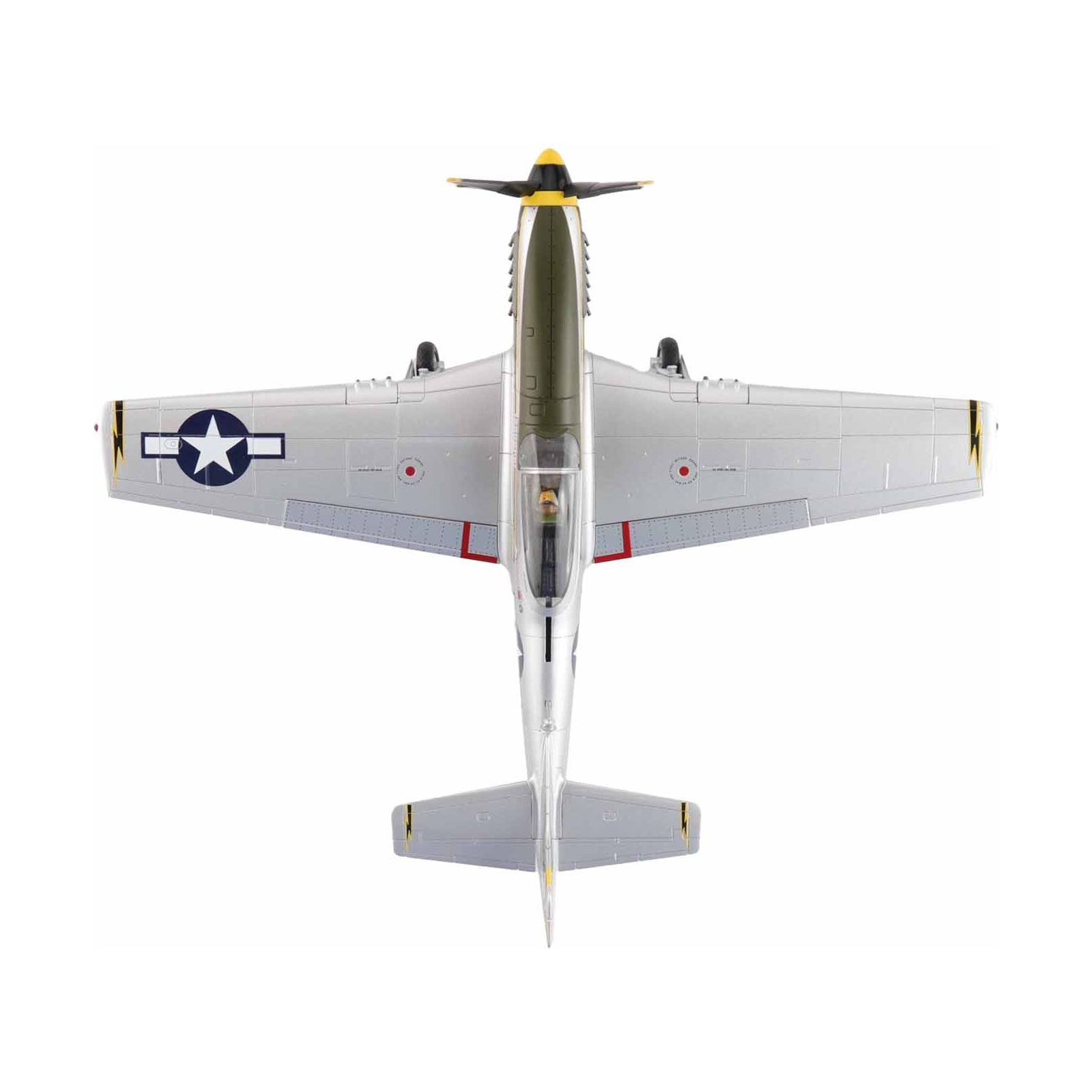 North American P-51D Mustang Fighter Aircraft "Lt. Col. McComas 118th Tactical Reconnaissance Squadron 23rd Fighter Group China" (1945) United States Army Air Force "Air Power Series" 1/48 Diecast Model by Hobby Master