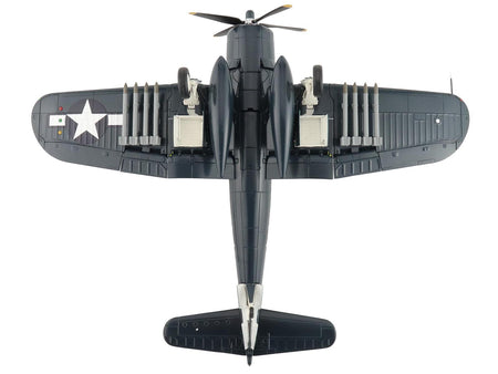 HA8227-4 Corsair model airplane top view