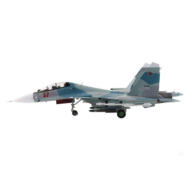 Sukhoi Su-30SM Flanker C Fighter Aircraft "Red 57 RF-61768" (2018) Russian Air Force "Air Power Series" 1/72 Diecast Model by Hobby Master