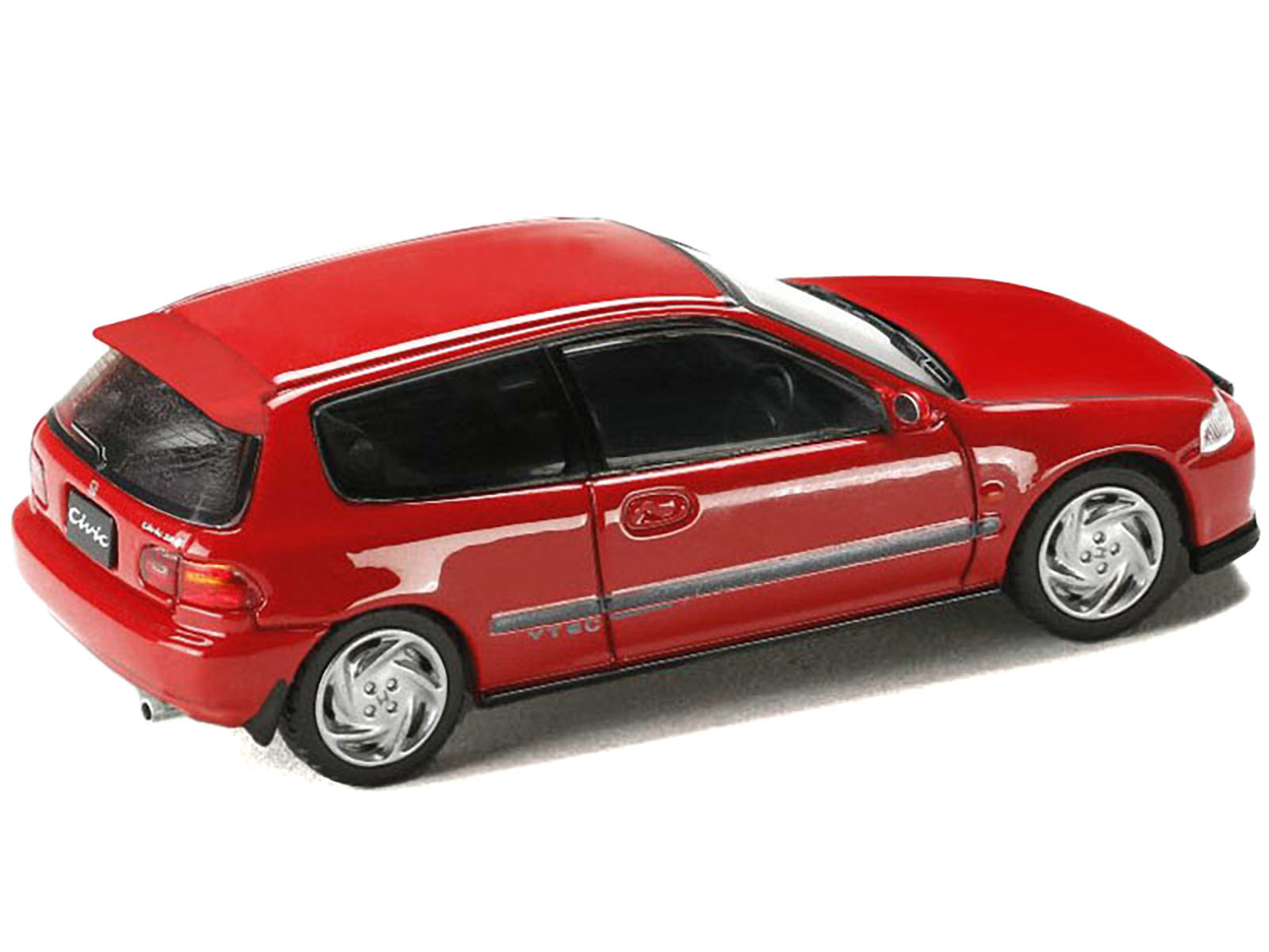 Honda Civic (EG6) SIR-II RHD (Right Hand Drive) Milano Red "JDM64" Series 1/64 Diecast Model Car by Hobby Japan