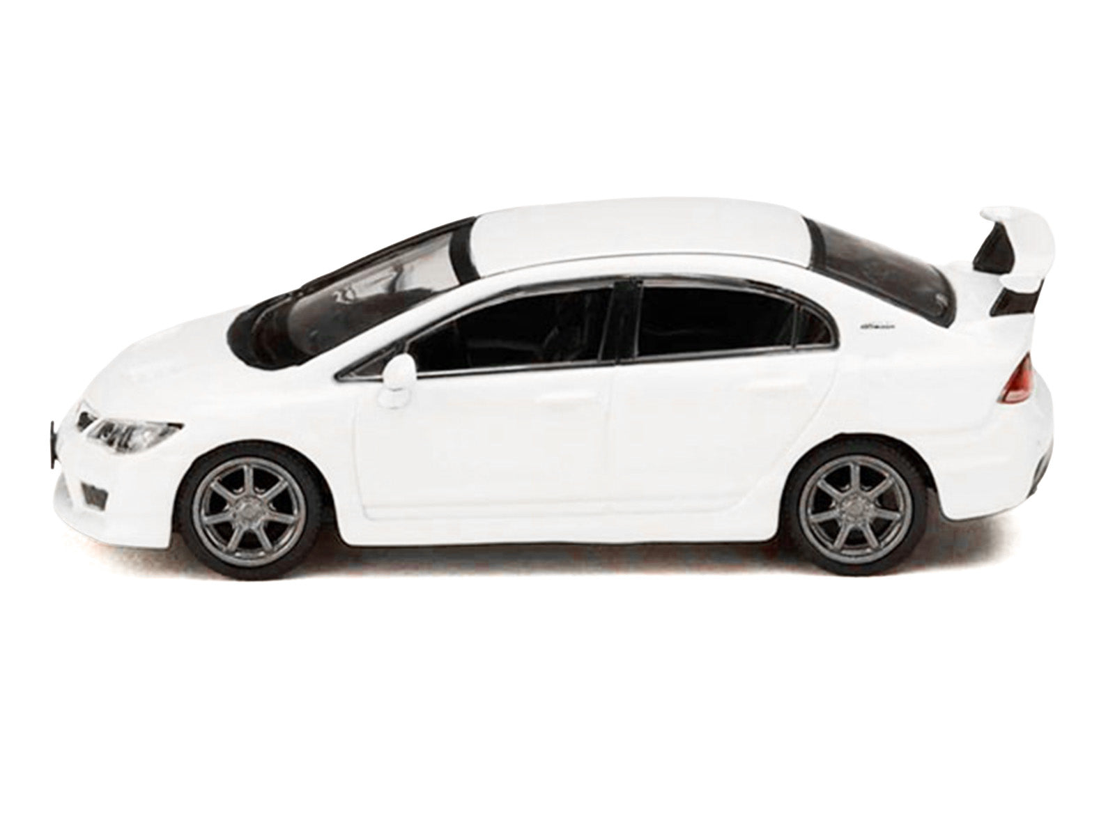Honda Mugen Civic Type R (FD2) RHD (Right Hand Drive) Championship White "JDM64" Series 1/64 Diecast Model Car by Hobby Japan