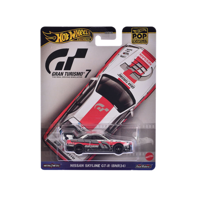 Nissan GT-R Nismo GT3 #23 White "Gran Turismo 7" Video Game Diecast Model Car by Hot Wheels