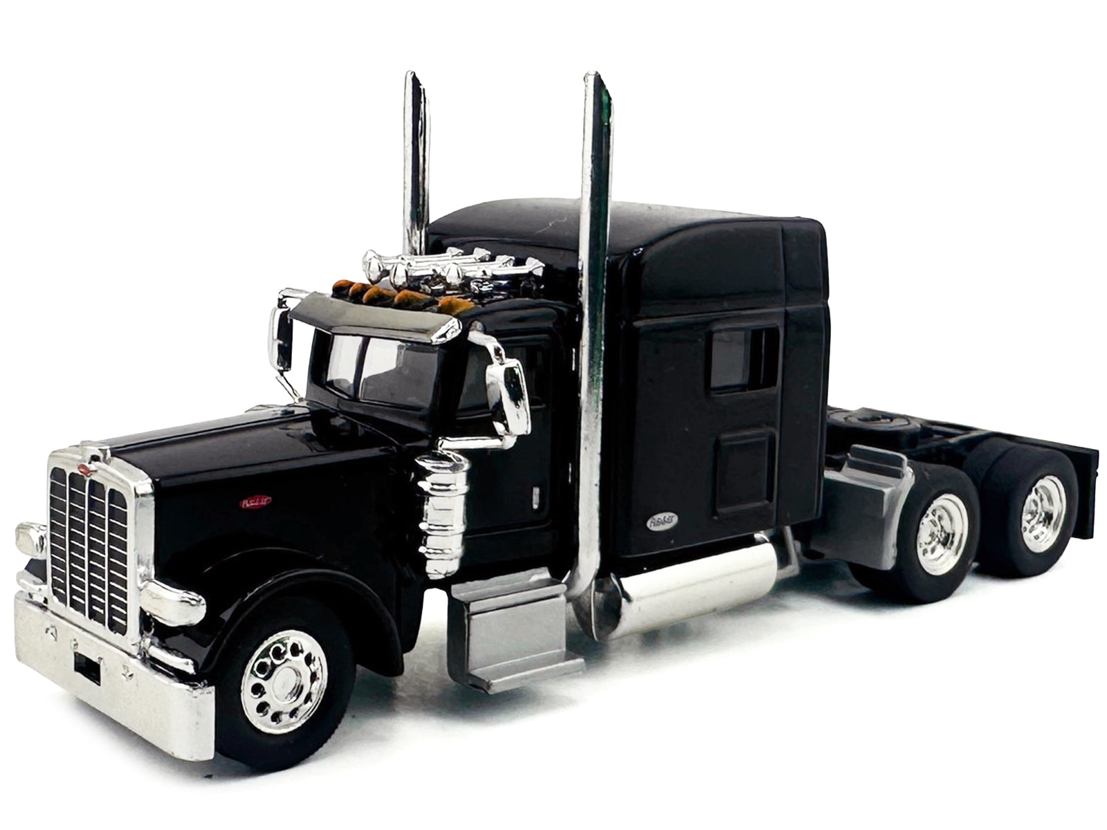 Black Peterbilt semi-truck model HL-38909-1__33159