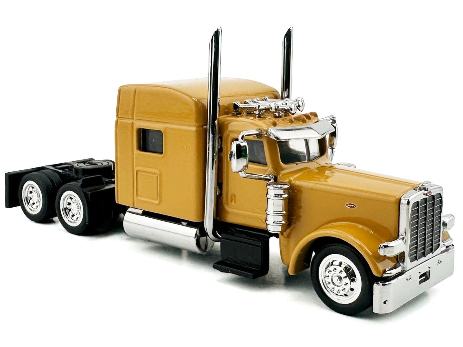 Toy truck HL-38910-2__09923, gold semi-truck model