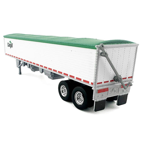 HL-465-3 toy trailer with green tarp and white body