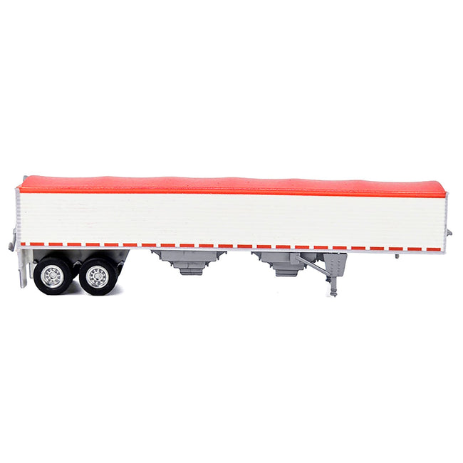 HL-468-2__78793 toy trailer with red top and white sides