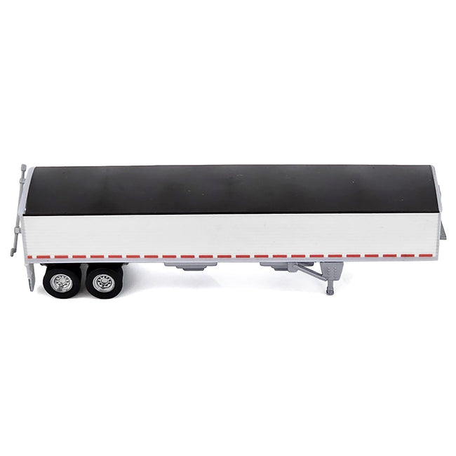 HL-469-1 model trailer with black top and white body