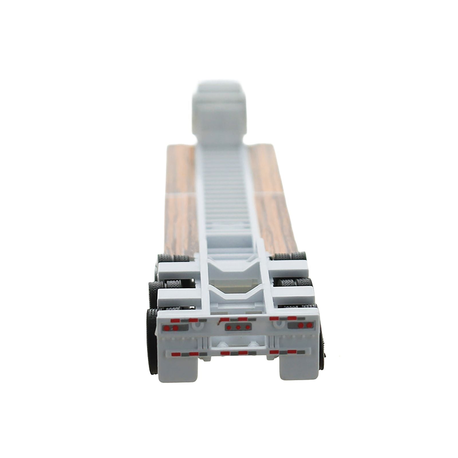 HL-487-2__12437 flatbed trailer model, rear view