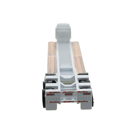 HL-487-2__12437 flatbed trailer model, rear view