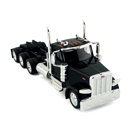 Black Peterbilt semi truck model