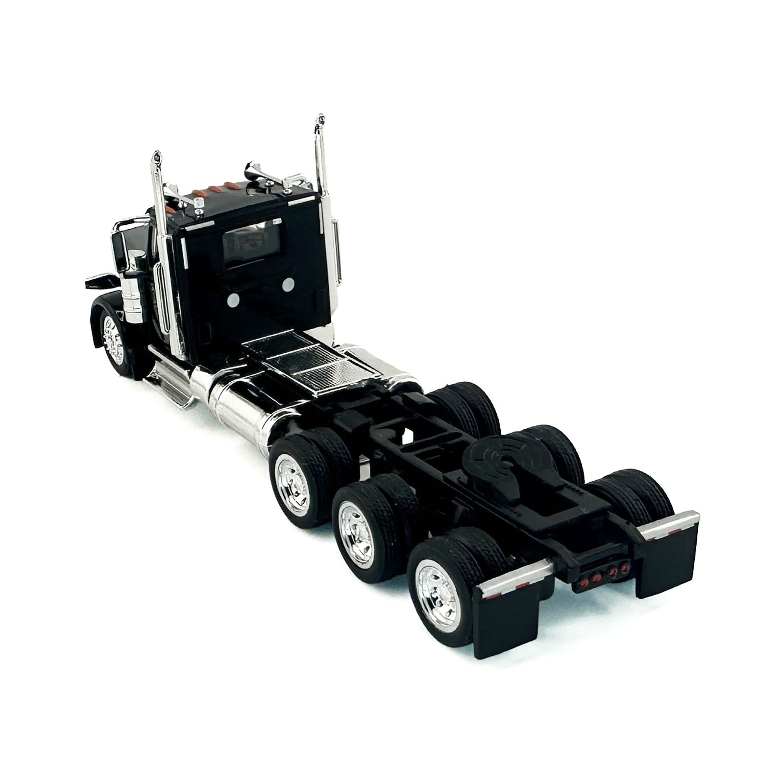 Black semi-truck model