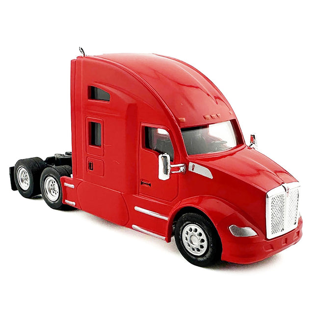 Kenworth T680 Sleeper Cab Red 1/87 (HO) Plastic Model Car by HO Logistics