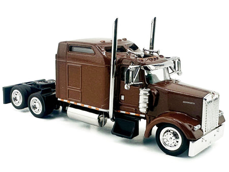 Brown Kenworth truck model HL-90002-2__43837