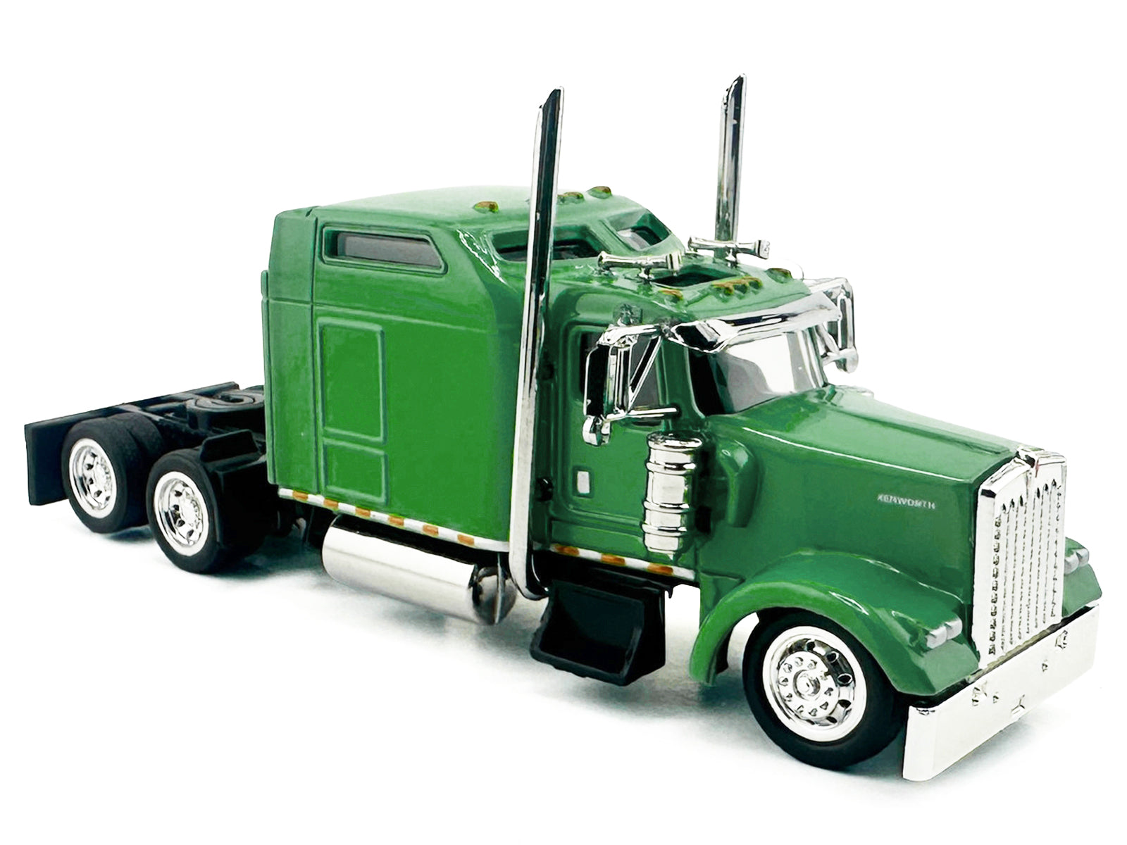 Green Kenworth semi truck model HL-90004-2__99381