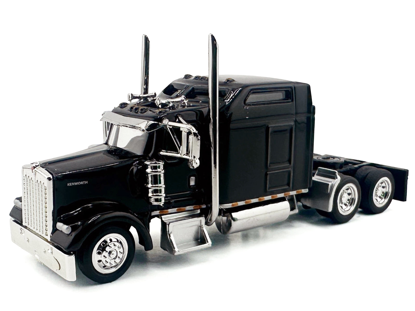 HL-90009-1 black Kenworth semi-truck model