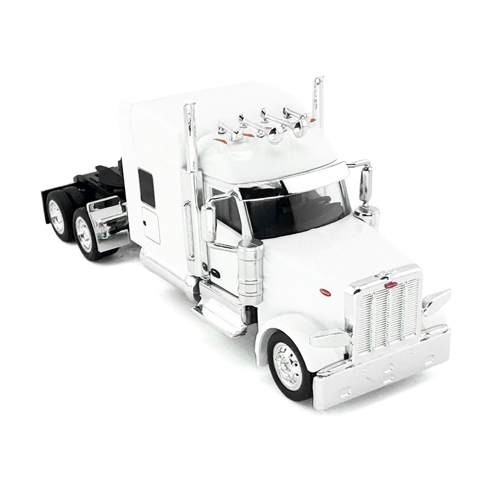 HL-990075-2__01832 White Peterbilt semi truck model