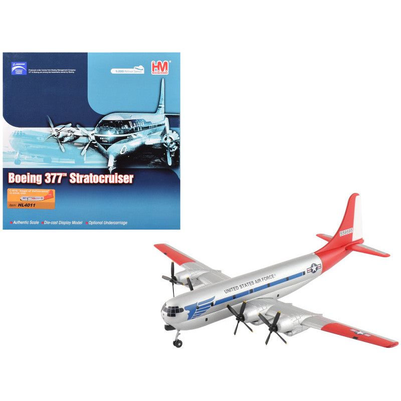 Boeing 377 C-97G Stratofreighter Transport Aircraft "45-59595 Angel of Deliverance" United States Air Force "Airliner Series" 1/200 Diecast Model by Hobby Master