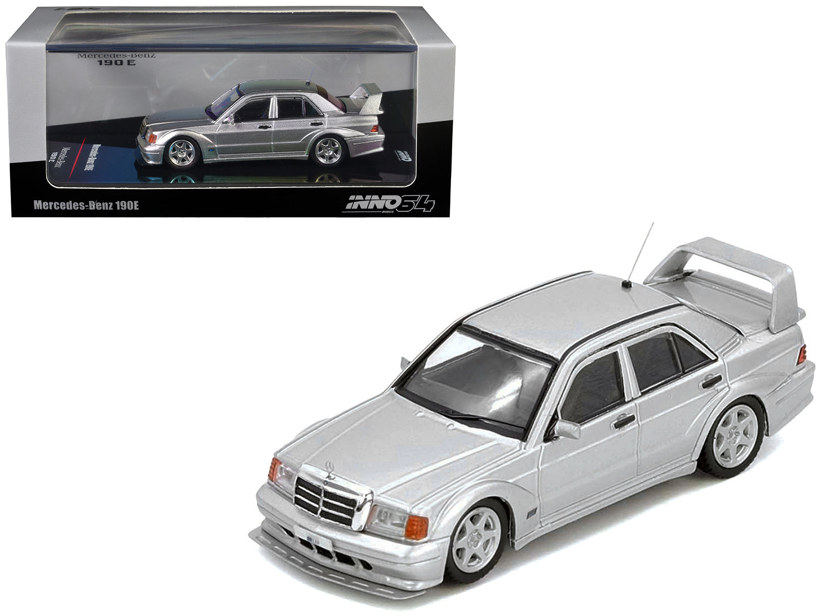 1982 Mercedes Benz 190E (W201) White 1/18 Diecast Model Car