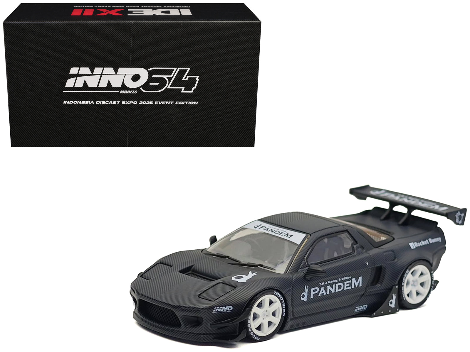 Honda NSX (NA1) #919 "Pandem Rocket Bunny" Light Blue with Graphics "APA XPO 2025 Event Edition" 1/64 Diecast Model Car by Inno Models