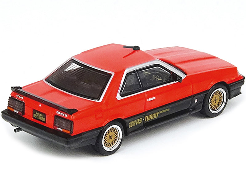 Nissan Skyline 2000 RS-X Turbo (DR30) RHD (Right Hand Drive) Red and Black 1/64 Diecast Model Car by Inno Models