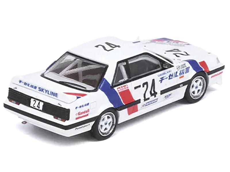 Nissan Skyline GTS-R (HR31) RHD (Right Hand Drive) #24 Motoji Sekine - Tomokazu Sakata "Diesel Kiki" "All-Japan Touring Car Championship" (1988) 1/64 Diecast Model Car by Inno Models