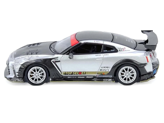 Nissan GT-R (R35) Top Secret Thailand RHD (Right Hand Drive) Gold Metallic "Thailand Diecast Expo 2025 Event Edition" 1/64 Diecast Model Car by Inno Models