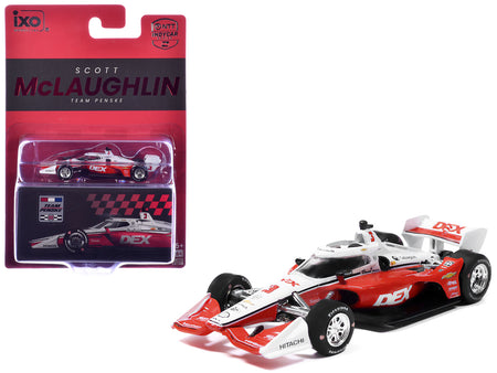 Dallara IndyCar #3 Scott McLaughlin "DEX" Team Penske (Road Course Configuration) "NTT IndyCar Series" (2026) 1/64 Diecast Model by IXO Models