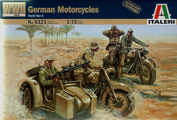 1:72 WWII GERMAN MOTORCYC     