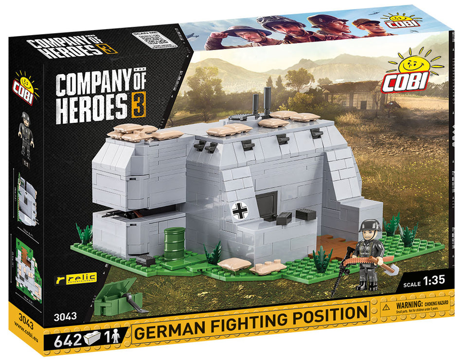 Cobi 642pcs COH 3 German Fighting Position