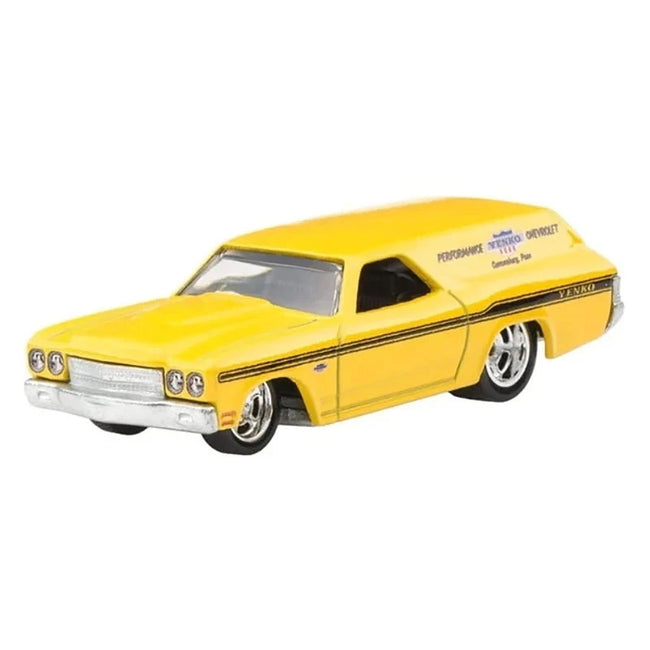 1970 Chevrolet Chevelle SS Wagon "Yenko" Yellow "Fast Wagons" Series Diecast Model Car by Hot Wheels