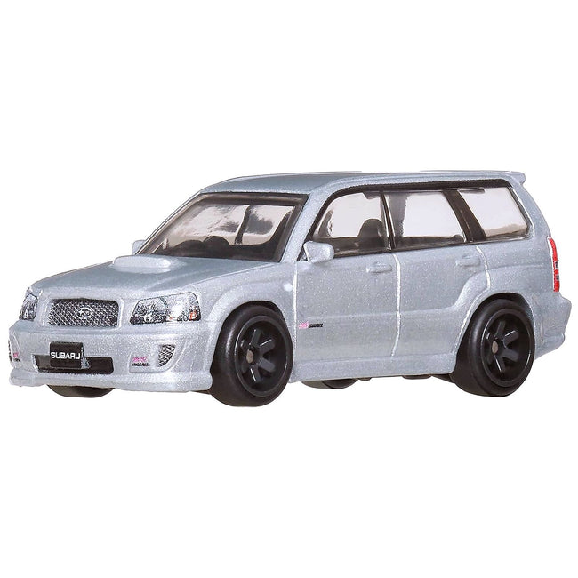 Subaru Forester STI Silver Metallic "Fast Wagons" Series Diecast Model Car by Hot Wheels