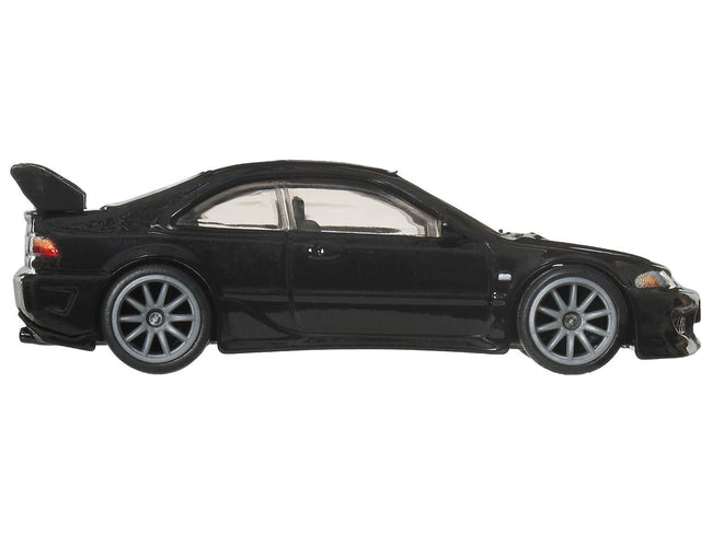 1993 Honda Civic Coupe EX EJ1 Black "The Fast and the Furious" (2001) Movie Diecast Model Car by Hot Wheels