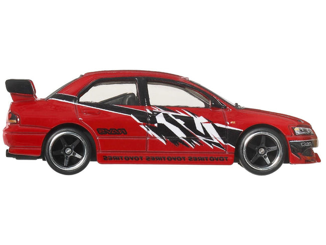 Mitsubishi Lancer Evolution IX Red with Graphics "The Fast and the Furious: Tokyo Drift" (2006) Movie "Fast & Furious" Series Diecast Model Car by Hot Wheels