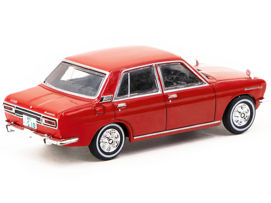 Datsun Bluebird 1600SSS (P510) RHD (Right Hand Drive) Red "J Collection" Series 1/64 Diecast Model by Tarmac Works