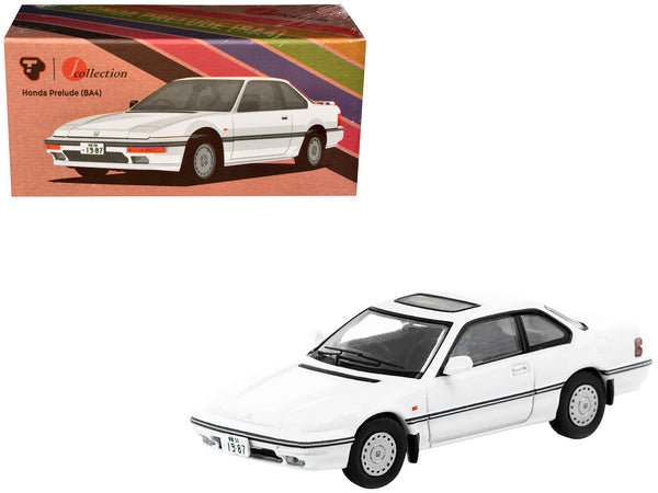 Honda Prelude (BA4) RHD (Right Hand Drive) White "J Collection" Series 1/64 Diecast Model by Tarmac Works