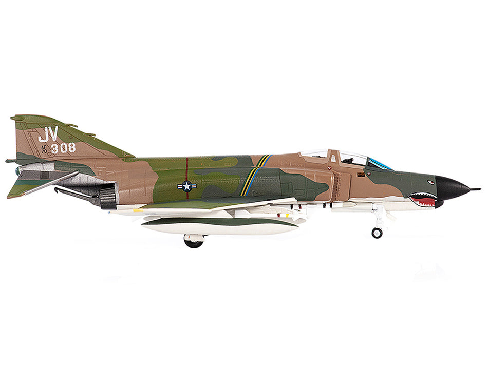 McDonnell Douglas F-4E Phantom II War Plane "USAF 469th TFS 388th Tactical Fighter Wing Karat AFB" (1970) 1/144 Diecast Model by JC Wings