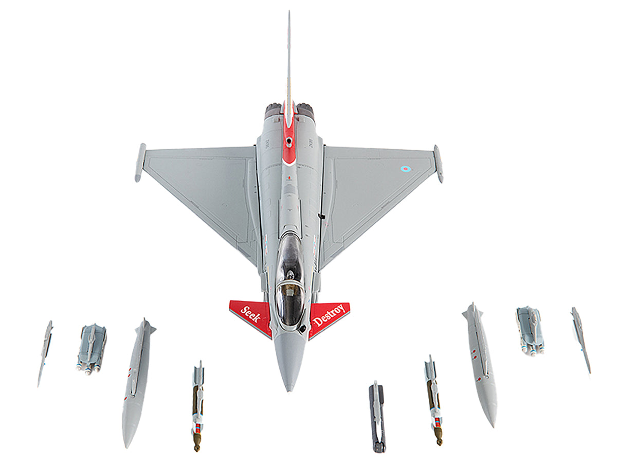 Eurofighter Typhoon FGR4 EF-2000 Aircraft "No.41(R) Squadron 100th Anniversary" (2016) British Royal Air Force 1/72 Diecast Model by JC Wings