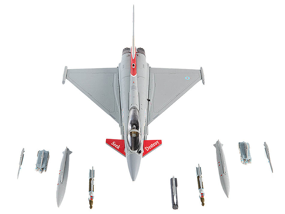 Eurofighter Typhoon FGR4 EF-2000 Aircraft "No.41(R) Squadron 100th Anniversary" (2016) British Royal Air Force 1/72 Diecast Model by JC Wings