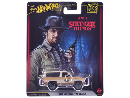 1985 Chevrolet K5 Blazer Gold Metallic and Cream "Stranger Things" (2016-2025) TV Series Diecast Model Car by Hot Wheels