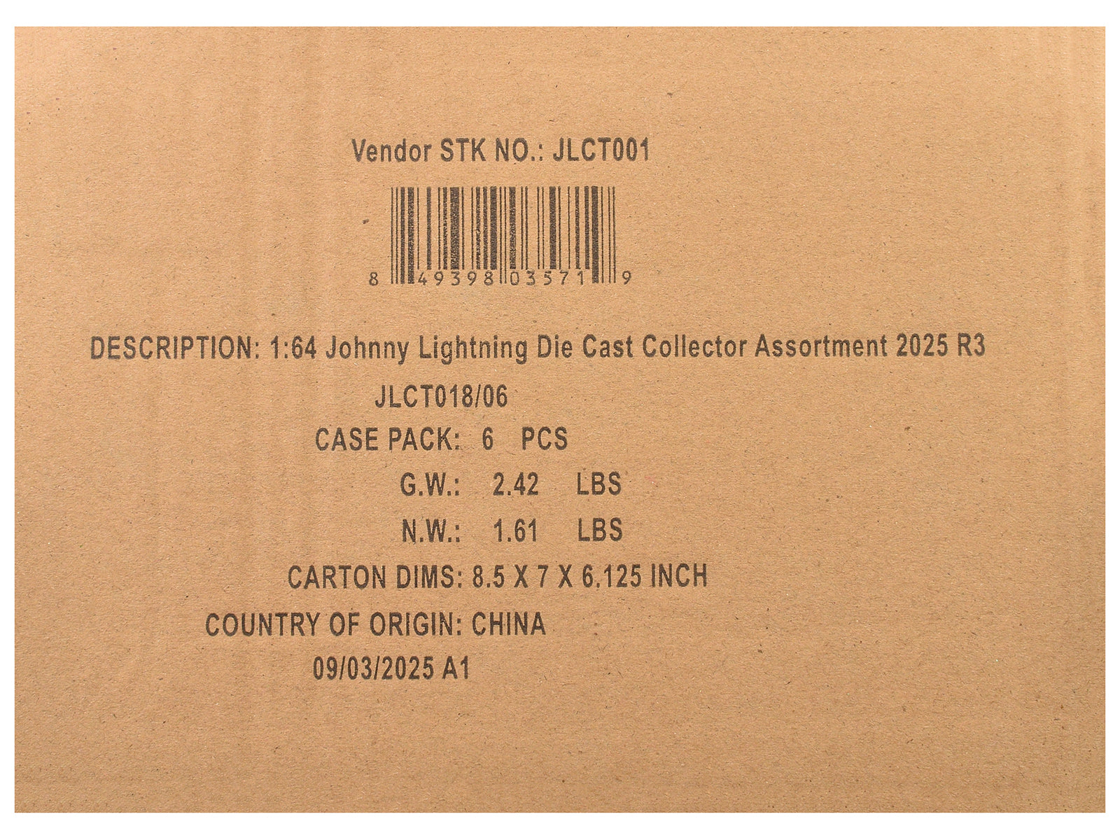 Johnny Lightning JLCT018-BOX Die Cast Assortment Box