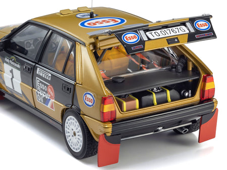 K08960D-6 rally car model with open trunk, Esso livery.
