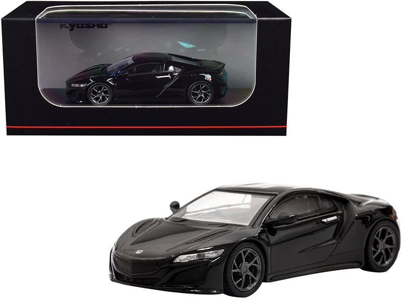 Honda NSX RHD (Right Hand Drive) Black 1/64 Diecast Model Car by Kyosho